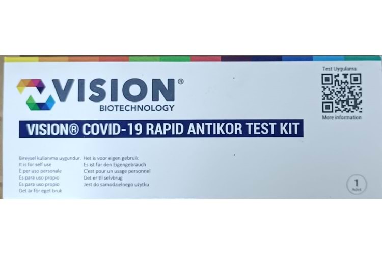 Vision Covid 19 Antikor Kan Test Kiti