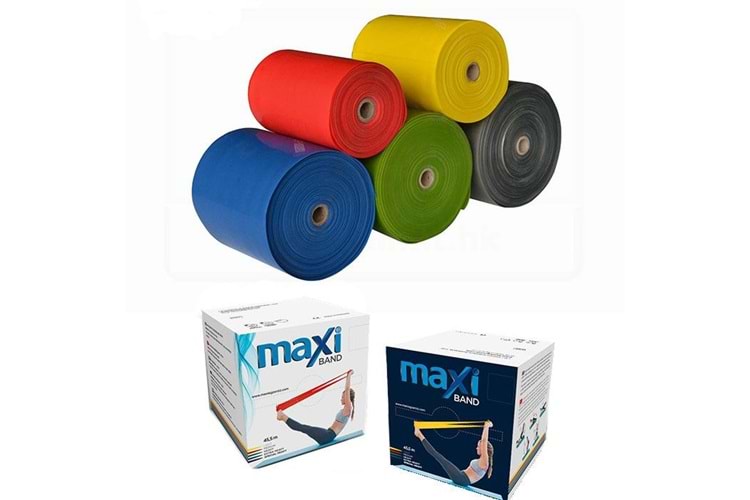 Maxi Egzersiz Bandı 45,5 Metre Sarı