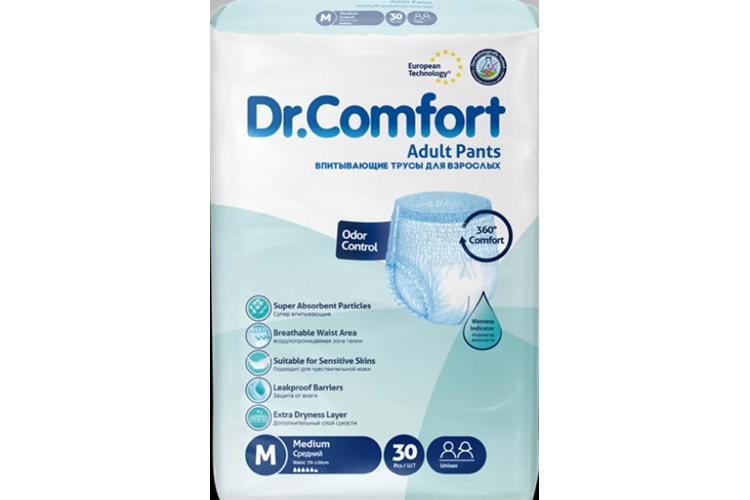 Dr. Comfort Hasta Bezi Külot Medium 30 Adet