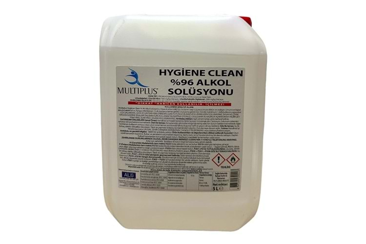 Multiplus Alkol Temizlik Solüsyonu 5 lt(%96)