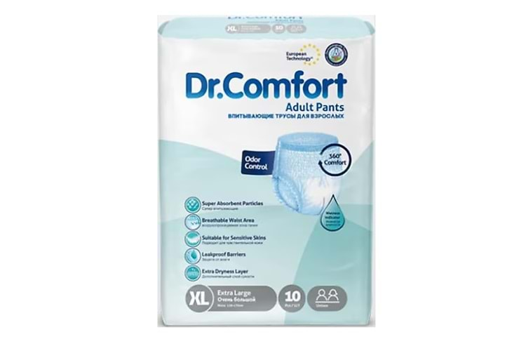 Dr. Comfort Hasta Bezi Külot XL 10 Adet