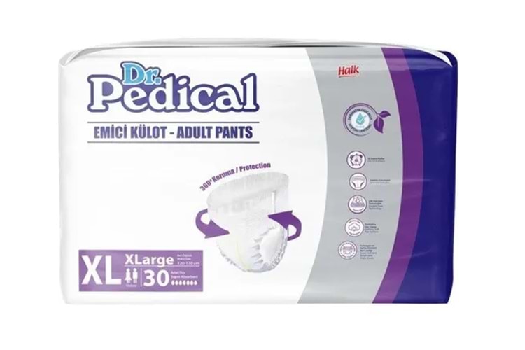 Dr. Pedical Hasta Bezi Külot XLarge 30 Adet