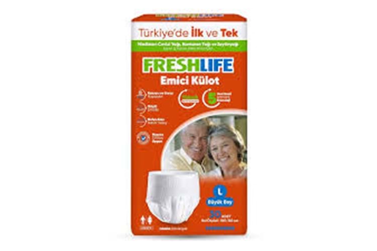 Freshlife Hasta Bezi Külot 30 Adet Large