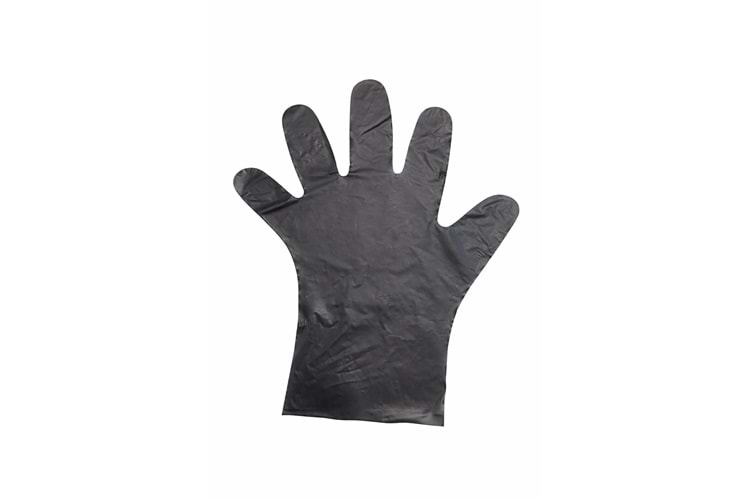 Green Family Hibrit Eldiven 100 Adet - Siyah - M