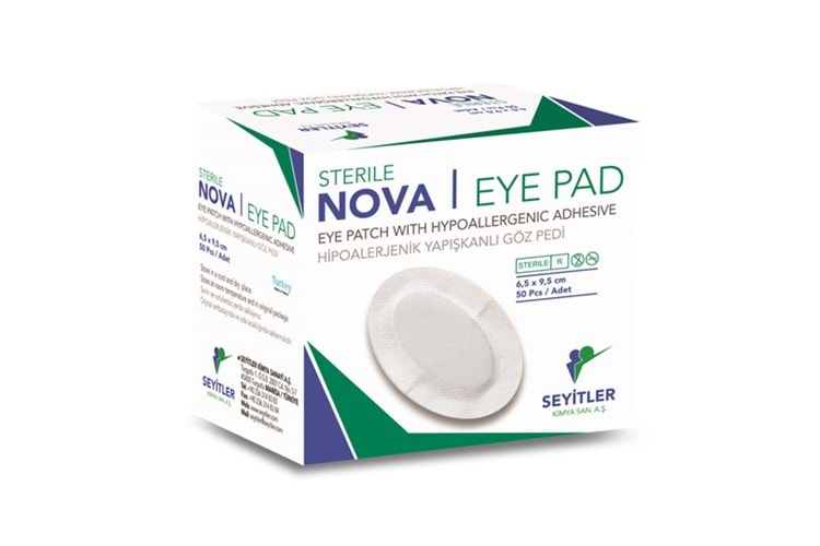 Nova Non Steril Hipoallerjenik Yapışkanlı Oval Göz Pedi 50 Adet