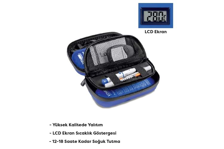 Vzn İnsülin Taşıma Çantası Lcd Ekranlı Vzn-2114