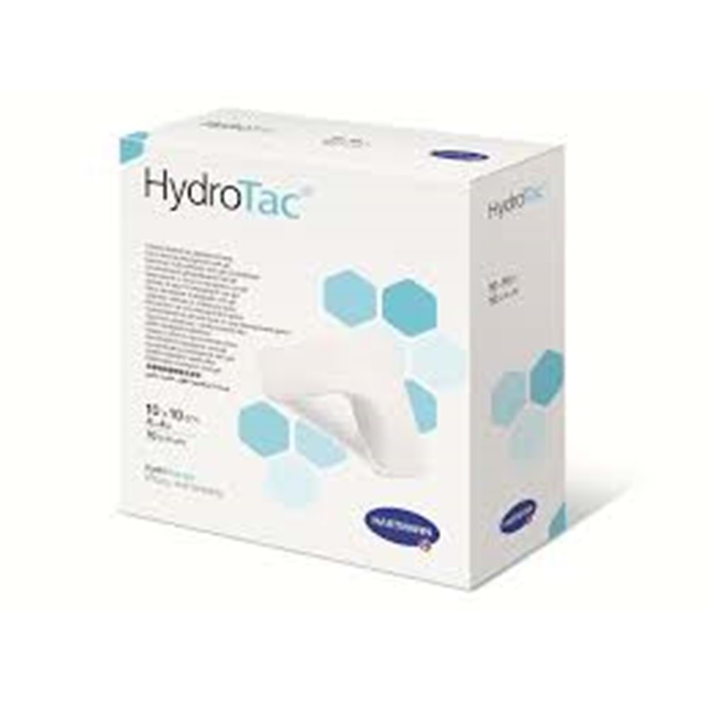 HydroTac 10x10 cm, Hidrojel Kaplı, Hidroaktif Köpük Yara Örtüsü