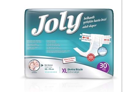 Joly Bağlamalı Hasta Bezi 30 Adet XL