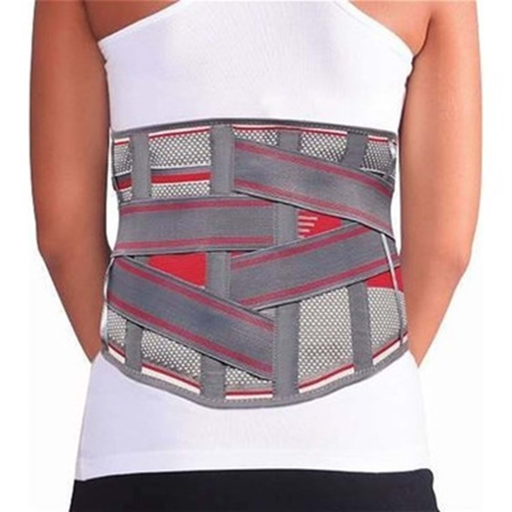 Case Lumbosacral Çelik Balenli Örme Korse XS-M