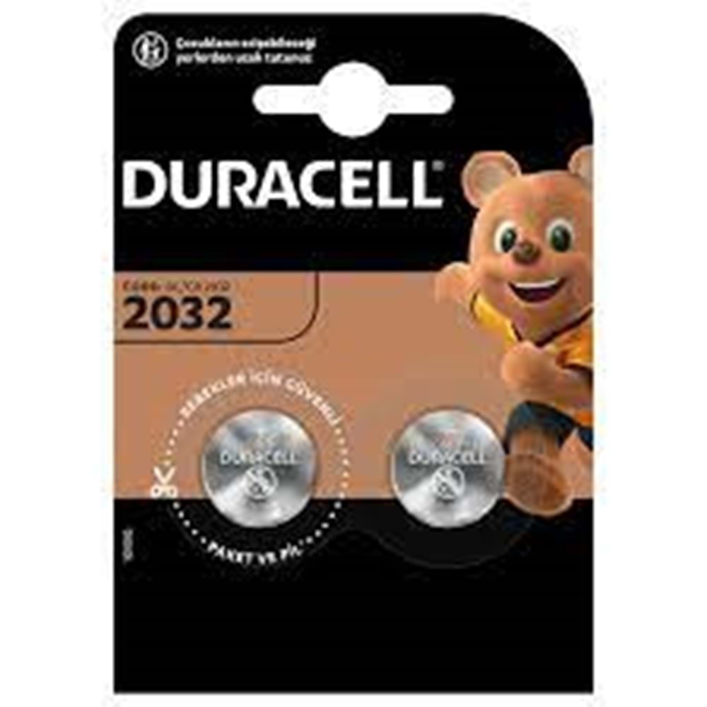 Duracell 2032 Pil (2 Adet)