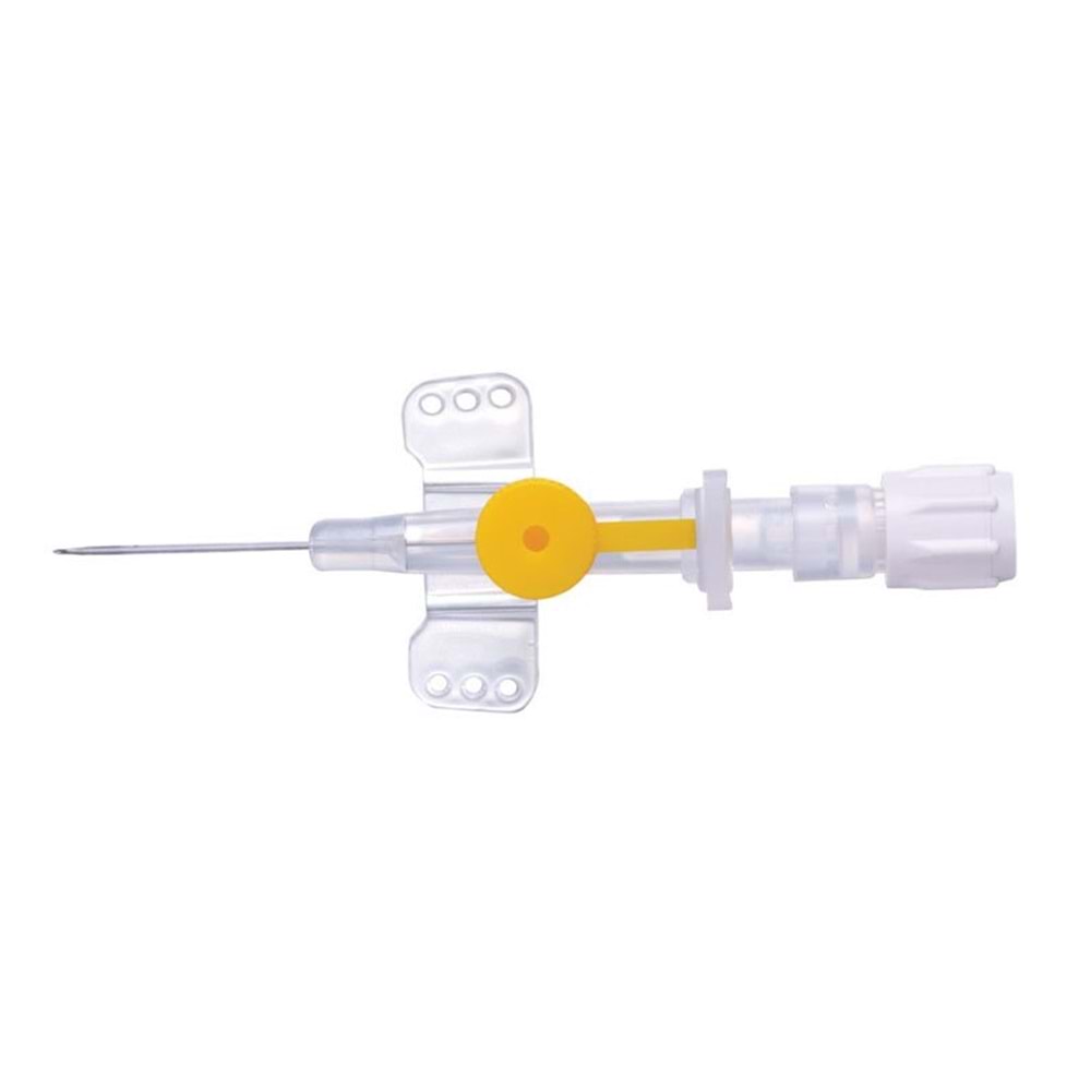 Intra-cath Branül Sarı 24G Portlu
