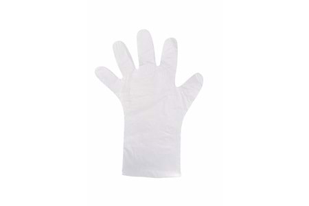 Green Family Hibrit Eldiven 100 Adet - Şeffaf - S