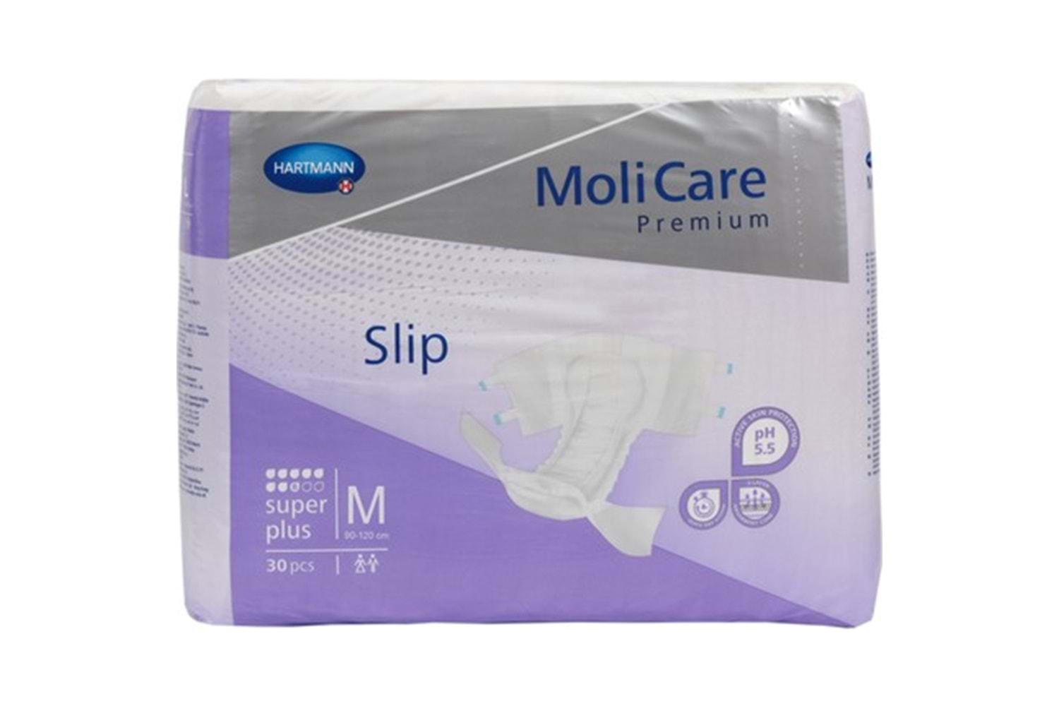 Molicare Premium Slip Bağlamalı Mor Medium 30 Adet